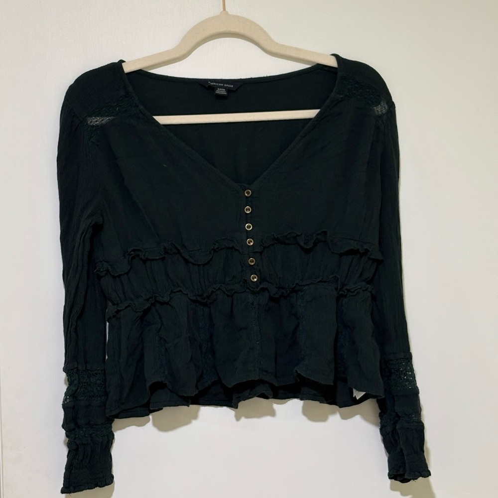 Green American Eagle Top